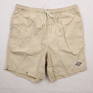 Pacsun Shorts Mens Medium Khaki Tan‎ Swim Trunks Bathing Suit Swimsuit Beach